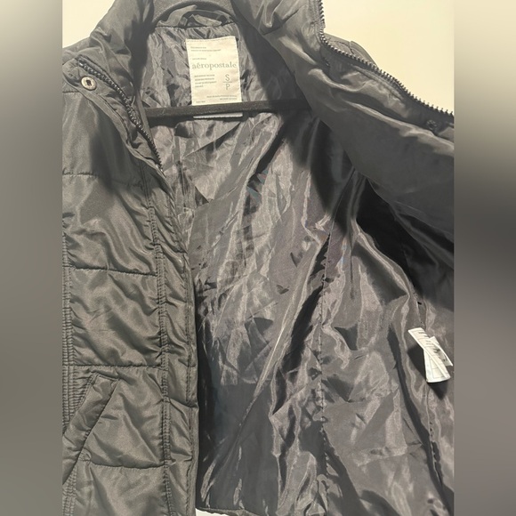 Aeropostale Women's Classic Black Puffer Coat - Picture 5 of 6